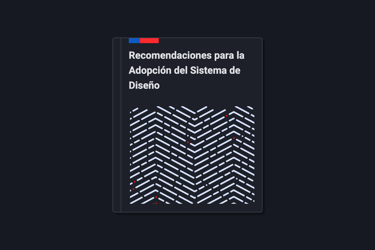 Portada de «Recomendaciones para la Adopción del Sistema de Diseño»