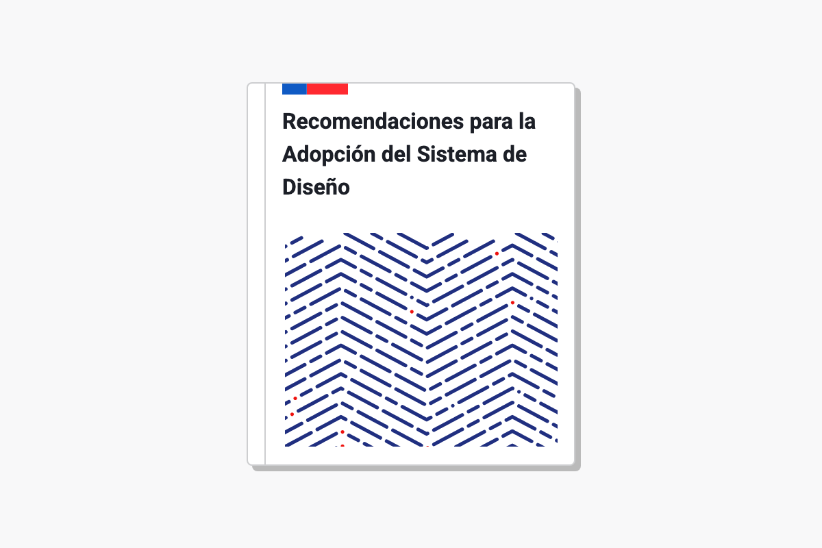 Portada de «Recomendaciones para la Adopción del Sistema de Diseño»