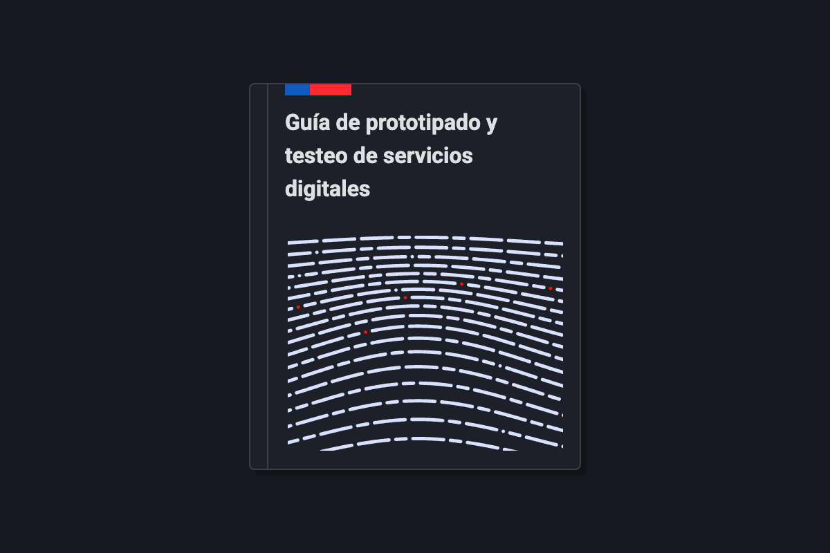 Portada de «Guía de Metodología para el prototipado y testeo de servicios digitales»