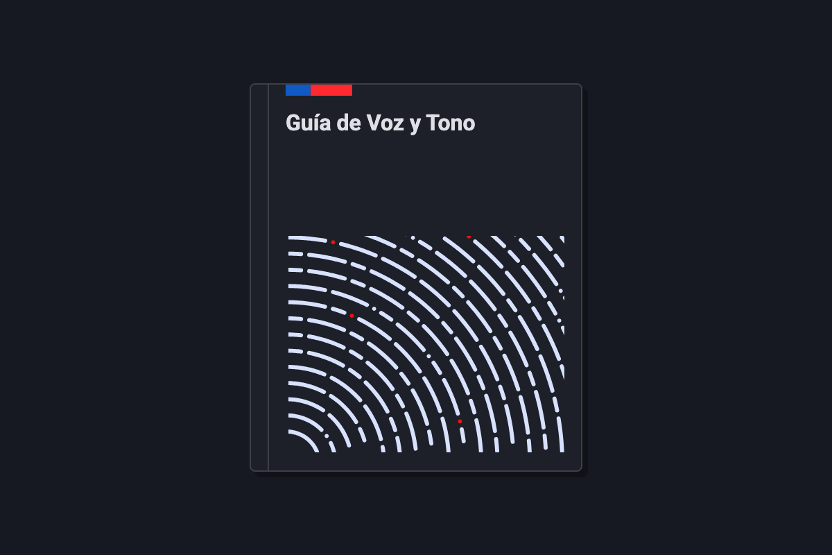 Portada de «Guía de Voz y Tono»